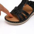 Women's Open Toe Sandals with Arch Support and Shock Absorbing Midsole, Adjustable Straps All Vera Mart