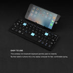 Wireless Folding Keyboard with Dual Device Stands and Multi-Device Memory All Vera Mart