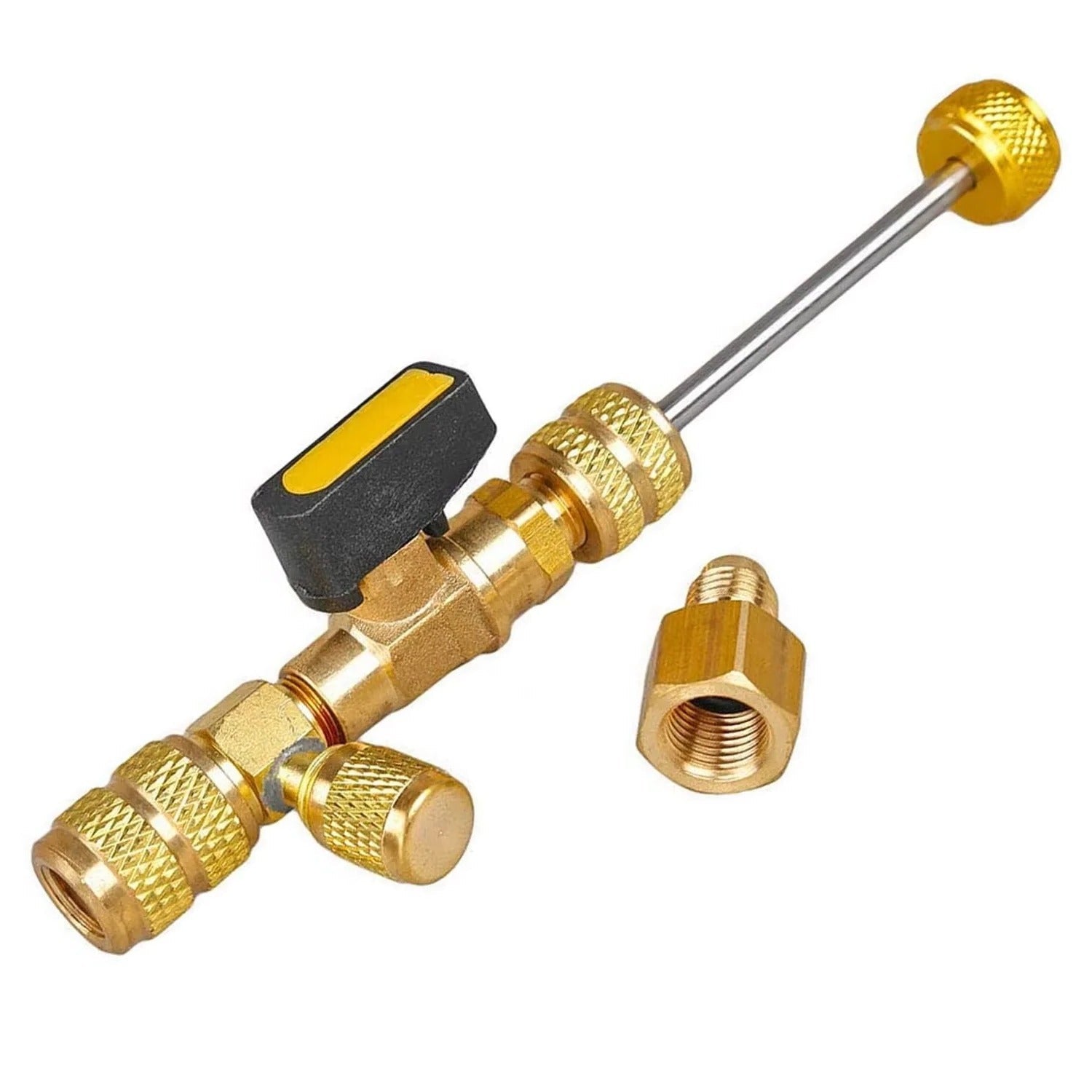 Valve Core Removal Tool with Dual SAE Ports and Metal Construction All Vera Mart