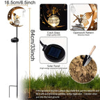 Solar Garden Stake Light with Moon and Fairy Design, Automatic Dusk Activation All Vera Mart