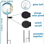 Solar Garden Stake Light with Moon and Fairy Design, Automatic Dusk Activation All Vera Mart