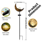 Solar Garden Stake Light with Moon and Fairy Design, Automatic Dusk Activation All Vera Mart