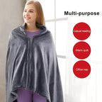 Heated Shawl with Carbon Fiber Heating Elements and Three Temperature Settings All Vera Mart
