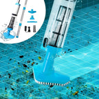 Rechargeable Pool Cleaner with Interchangeable Heads and Snap-On System All Vera Mart
