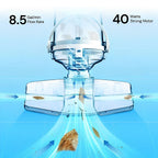 Rechargeable Pool Cleaner with Interchangeable Heads and Snap-On System All Vera Mart