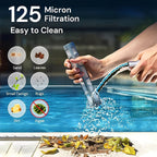 Rechargeable Pool Cleaner with Interchangeable Heads and Snap-On System All Vera Mart