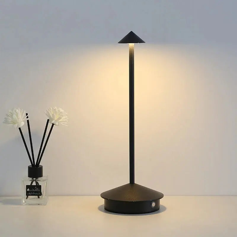 Rechargeable LED Desk Lamp with Touch Control and 3-Mode Dimmable Light, Compact Design All Vera Mart