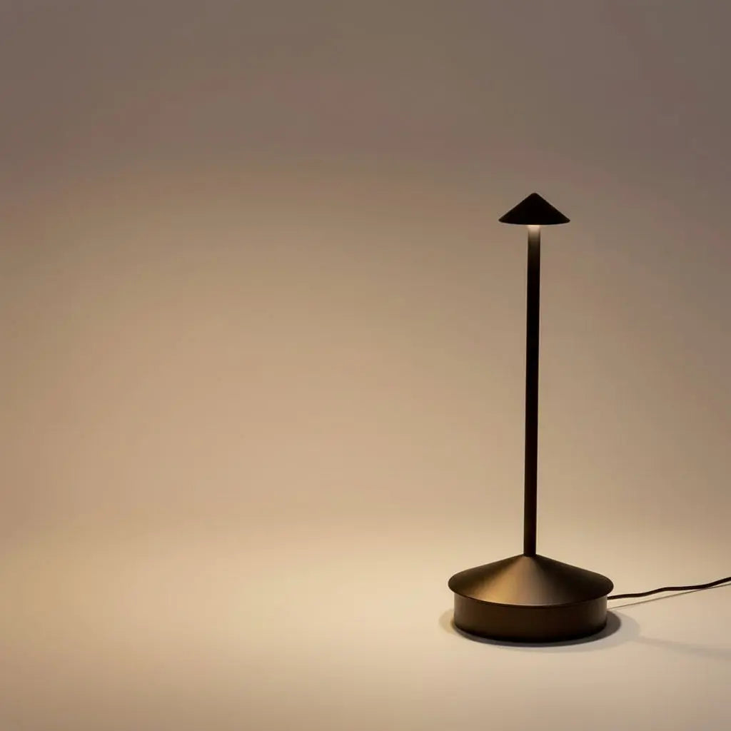 Rechargeable LED Desk Lamp with Touch Control and 3-Mode Dimmable Light, Compact Design All Vera Mart