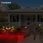 Solar Motion Activated Pest Deterrent with LED Strobe Lights and 13 Sound Patterns All Vera Mart