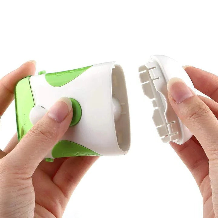 Rechargeable Electric Nail Clipper with LED Light and Rotating Blade, Ergonomic Design All Vera Mart