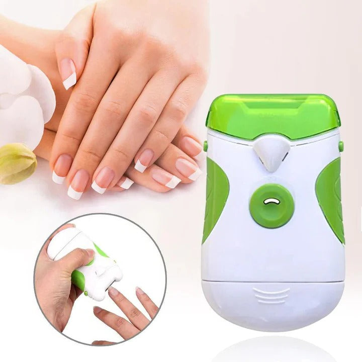 Rechargeable Electric Nail Clipper with LED Light and Rotating Blade, Ergonomic Design All Vera Mart