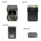 50MP Wildlife Trail Camera with Solar Charging and Infrared Night Vision All Vera Mart