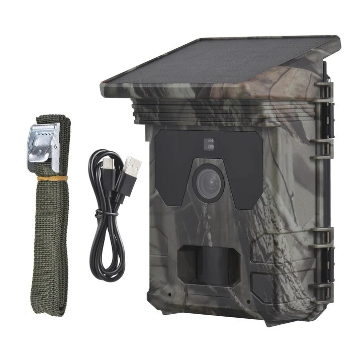 50MP Wildlife Trail Camera with Solar Charging and Infrared Night Vision All Vera Mart
