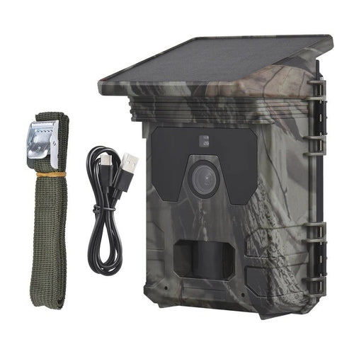 50MP Wildlife Trail Camera with Solar Charging and Infrared Night Vision All Vera Mart
