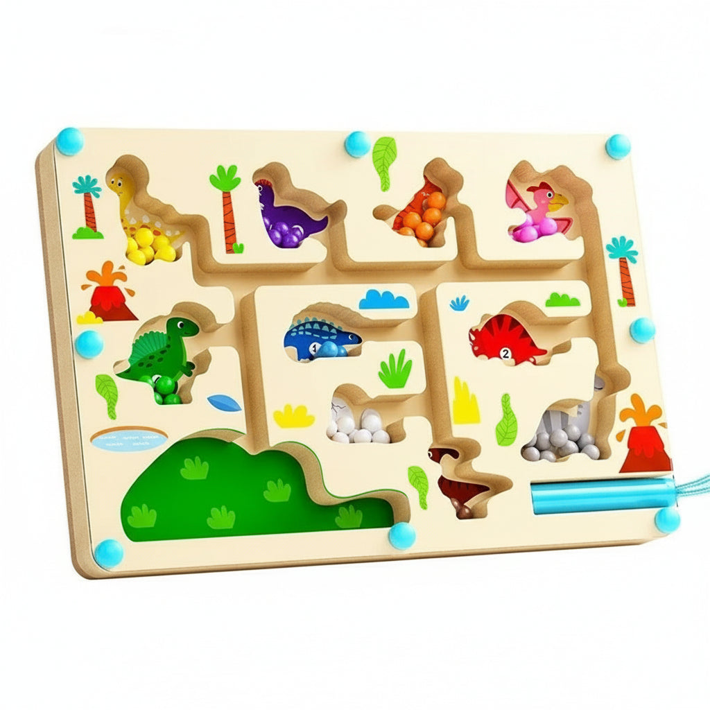Magnetic Bead Maze Puzzle with Pen Control for Ages 3+ All Vera Mart