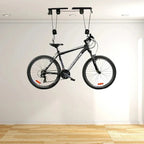 Bike Hoist with Pulley Lever System and Coated Hooks, 132 lb Capacity All Vera Mart