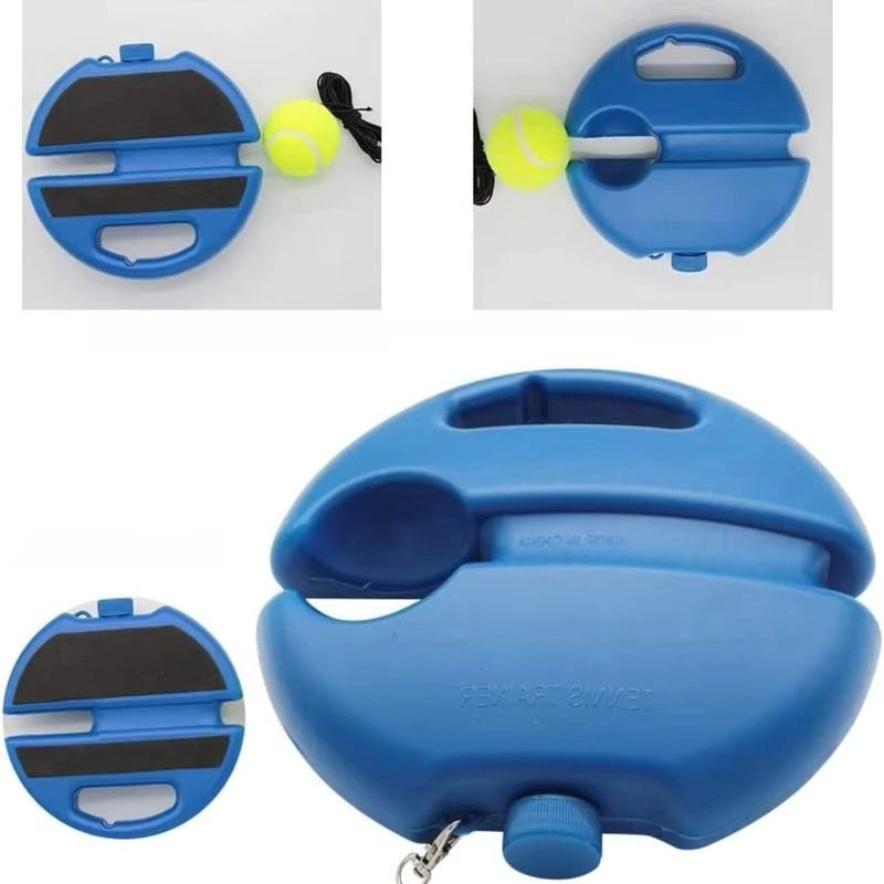 Tennis Training Base with Automatic Ball Return and Adjustable Rebound All Vera Mart