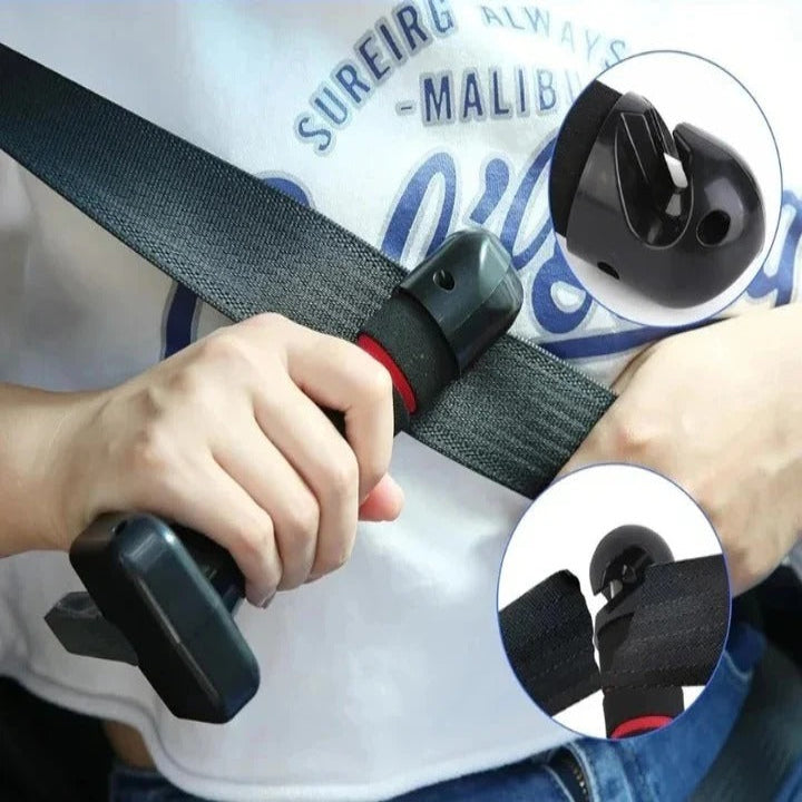 Vehicle Entry Handle with Window Breaker and Seatbelt Cutter, 330lb Support All Vera Mart