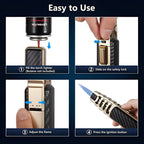 Butane Torch with Triple Flame and Adjustable Heat Control for Cooking All Vera Mart