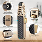 Butane Torch with Triple Flame and Adjustable Heat Control for Cooking All Vera Mart