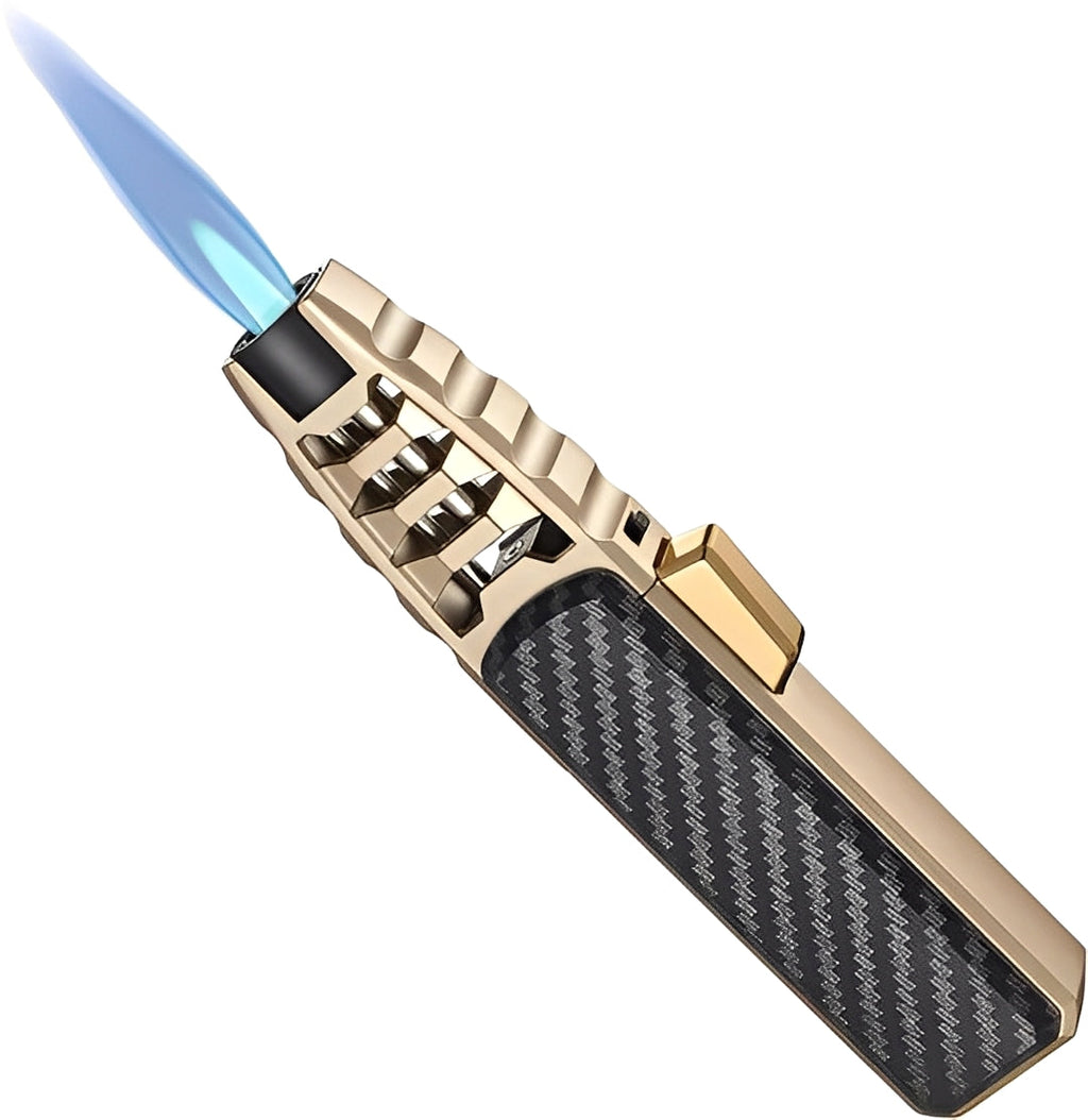Butane Torch with Triple Flame and Adjustable Heat Control for Cooking All Vera Mart