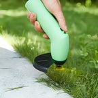 Battery Powered Grass Trimmer with Extension Pole and Adjustable Guard for Yard Edging All Vera Mart