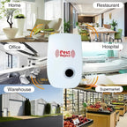 Ultrasonic Squirrel Deterrent with Automatic Frequency Shifting and 800 Sq Ft Coverage All Vera Mart