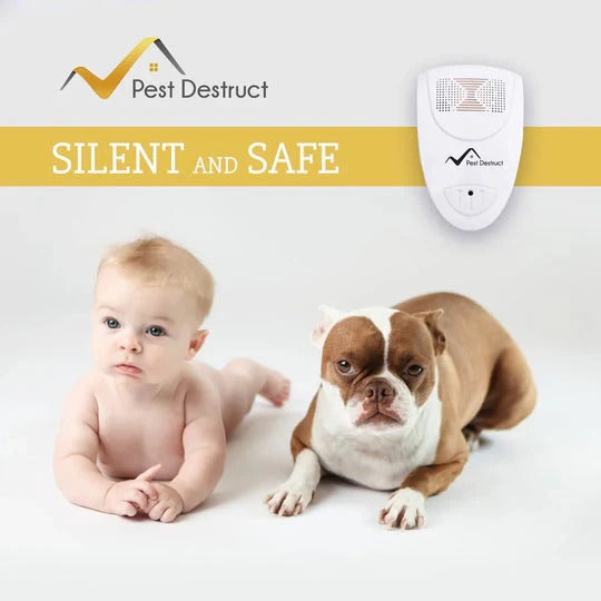 Ultrasonic Pest Repellent Plug-In with 20-65 KHz Frequency for Indoor Use All Vera Mart