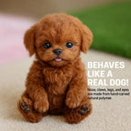 Battery Operated Interactive Puppy with Voice and Touch Recognition, Adaptive Behavior All Vera Mart