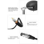 Outdoor HDTV Antenna with Extended Range Reception and Weather Resistant Housing All Vera Mart