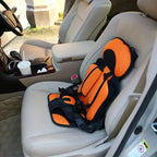 Travel Car Seat with Integrated 5-Point Harness and Foldable Design, Removable Cover All Vera Mart