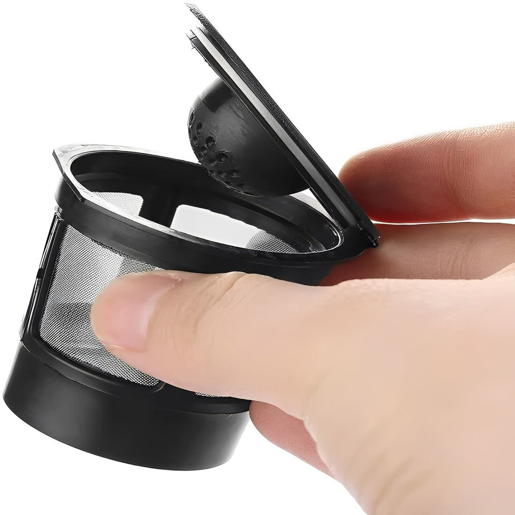 Refillable Coffee Capsules for 1.0 and 2.0 Brewers with Micro-Hole Screen, 3 Pack All Vera Mart