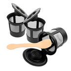 Refillable Coffee Capsules for 1.0 and 2.0 Brewers with Micro-Hole Screen, 3 Pack All Vera Mart