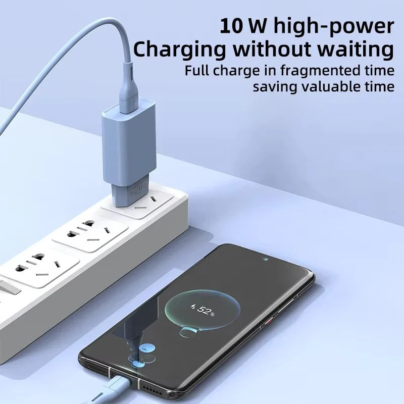 Compact Wall Charger with 10W Output and Standard Port Compatibility All Vera Mart