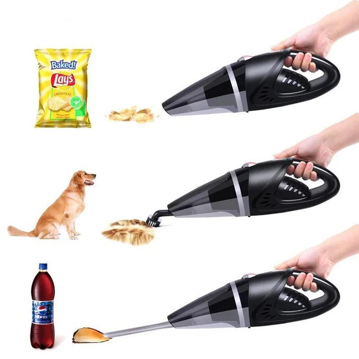 Corded Car Vacuum with Metal Turbine Motor and Three Nozzle Attachments All Vera Mart
