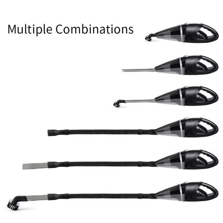 Corded Car Vacuum with Metal Turbine Motor and Three Nozzle Attachments All Vera Mart