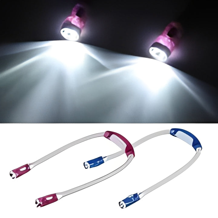 Wearable Neck Light with Dual LED Arms and Four Brightness Settings All Vera Mart