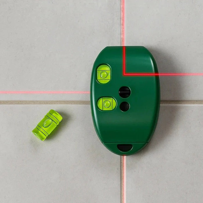90 Degree Dual Beam Laser Level with 65 Foot Range and Wall Mount All Vera Mart