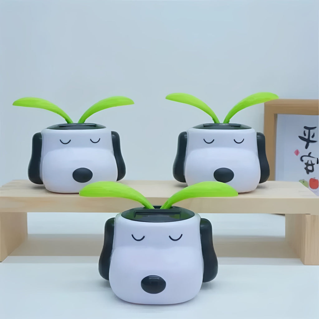 Solar Powered Swinging Bobble Ornament for Car Dashboards All Vera Mart