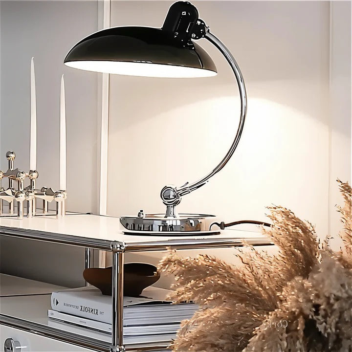 Adjustable Desk Lamp with Iron Base and Pen Holder, 16.7in All Vera Mart