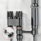 Brass Bidet Sprayer with Pressure Control Handle and Wall Mount All Vera Mart