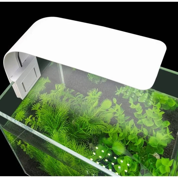 Clip-On Aquarium LED Light with Full Spectrum and Heat Dissipation for Fish Tanks All Vera Mart