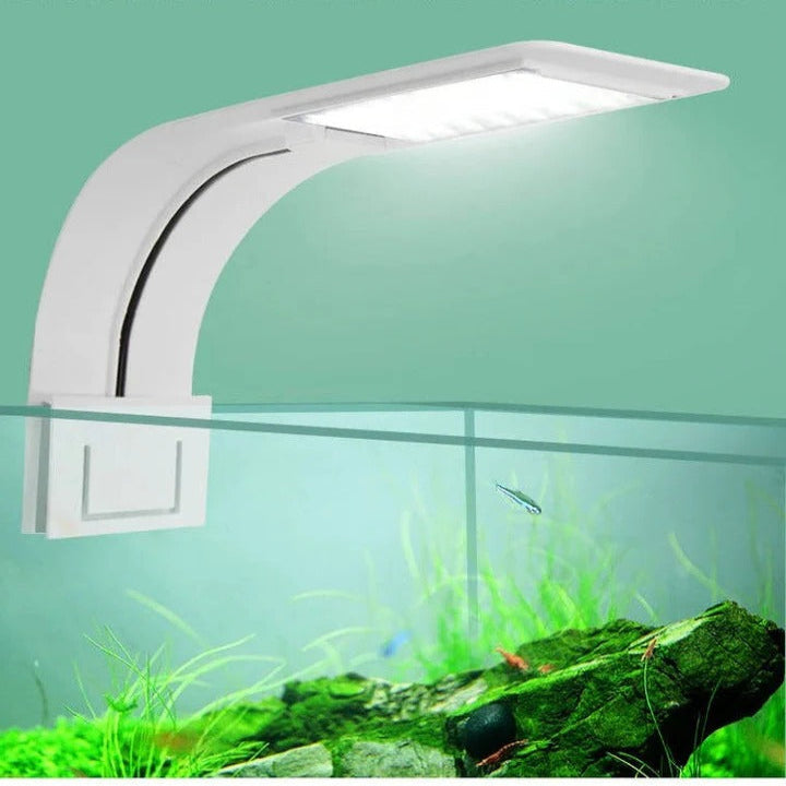 Clip-On Aquarium LED Light with Full Spectrum and Heat Dissipation for Fish Tanks All Vera Mart