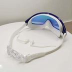 Swim Goggles with Anti-Fog Coating and Wide View Frame, Adjustable Silicone Seals All Vera Mart