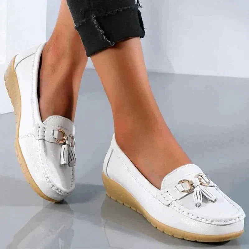 Women's Slip On Loafers with Contoured Insoles and Ventilated Upper All Vera Mart