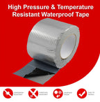 Butyl Rubber Repair Tape with Aluminum Foil Backing and Wet Surface Bonding All Vera Mart
