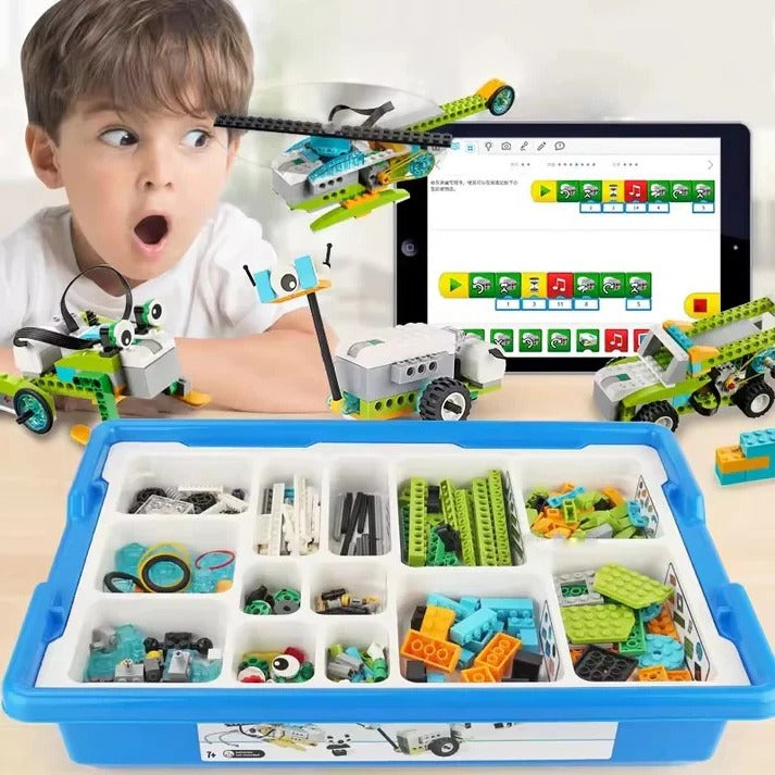 Programmable Robot Building Set with Motor and Sensors for Ages 3-12 All Vera Mart