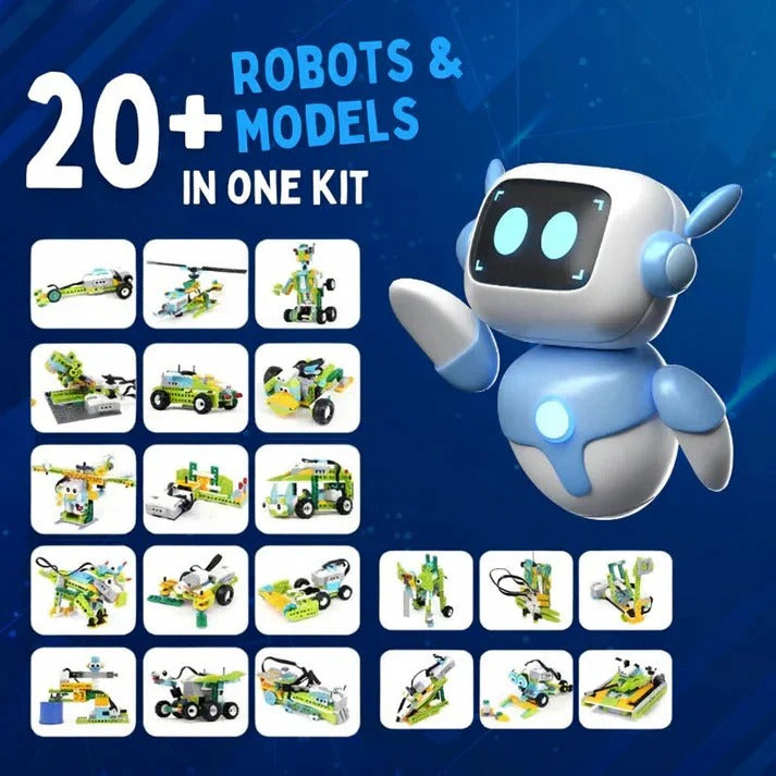 Programmable Robot Building Set with Motor and Sensors for Ages 3-12 All Vera Mart