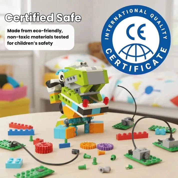 Programmable Robot Building Set with Motor and Sensors for Ages 3-12 All Vera Mart