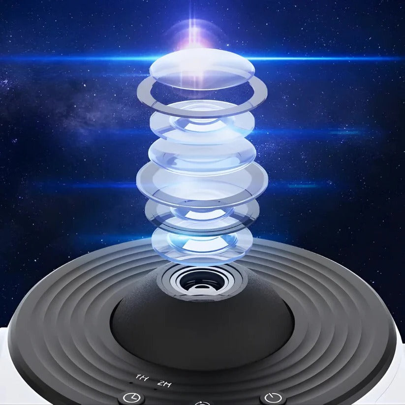 LED Film Disc Projector with 13 Space Scene Discs and Silent 360 Rotation All Vera Mart